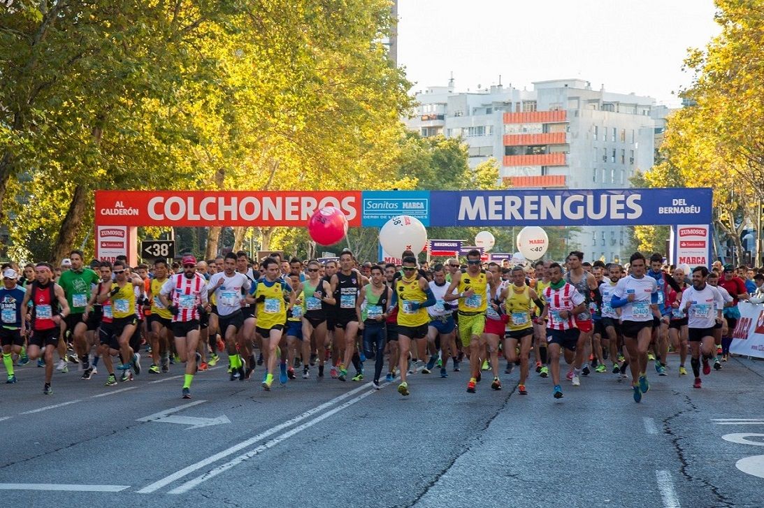 Colchoneros y merengues se enfrentan este domingo en el derbi de las aficiones