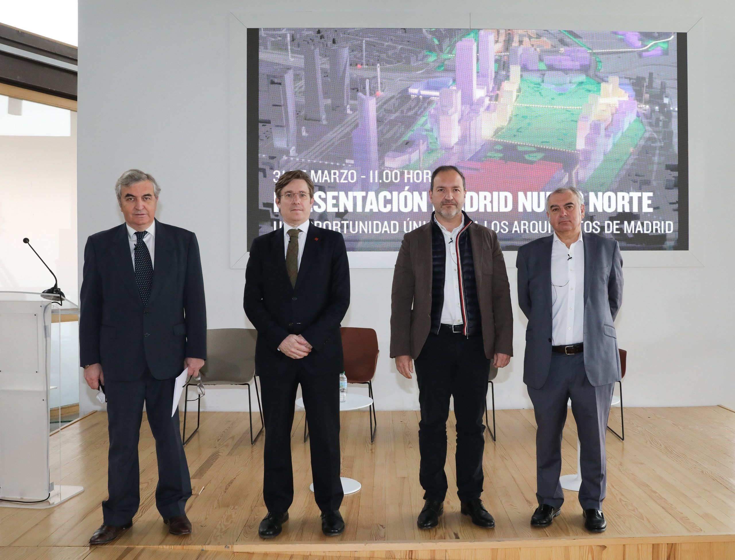Madrid Nuevo Norte, presentado ante el COAM