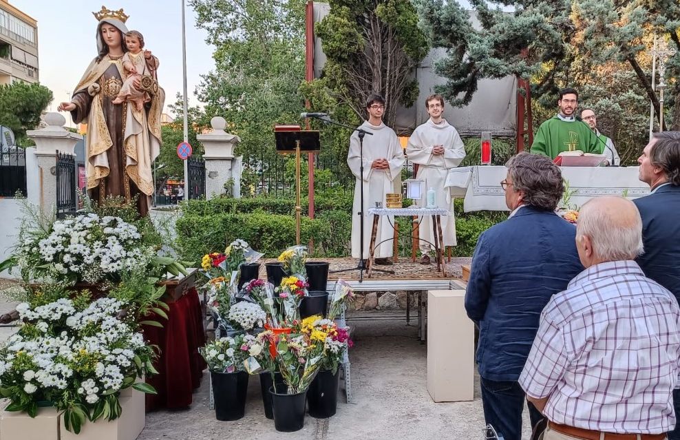 Ceremonia religiosa en Prosperidad por las fiestas del Carmen en 2022