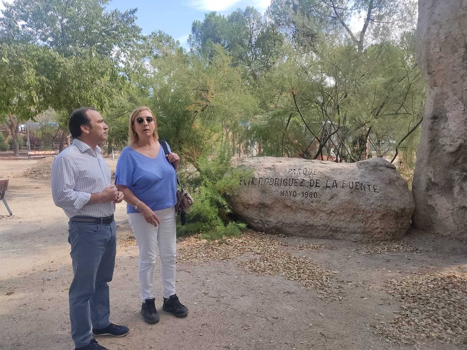 Carabante visita el Parque Félix Rodríguez de la Fuente