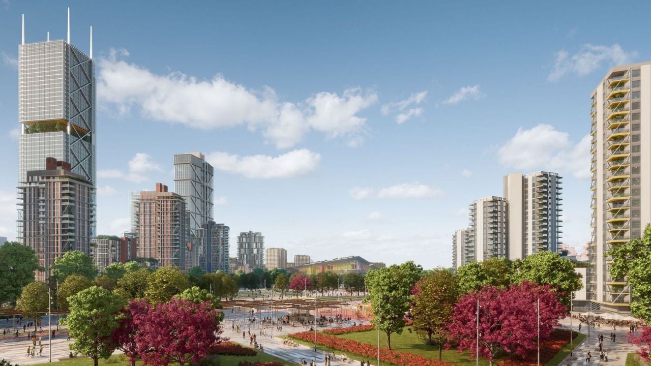 Recreación del Parque Central de Madrid Nuevo Norte