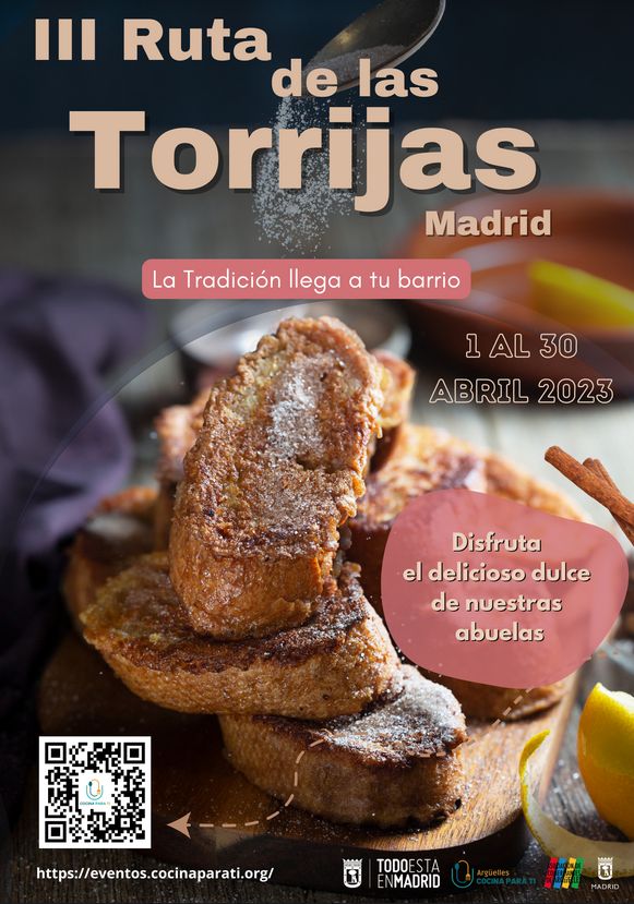 Cartel de la II Ruta de las Torrijas de Chamartín
