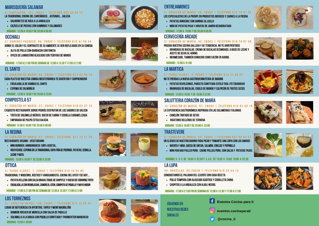 Participantes de la Ruta de la Tapa Veraniega