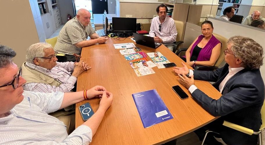 Yolanda Estrada, reunida con representantes de Comerciantes Chamartín